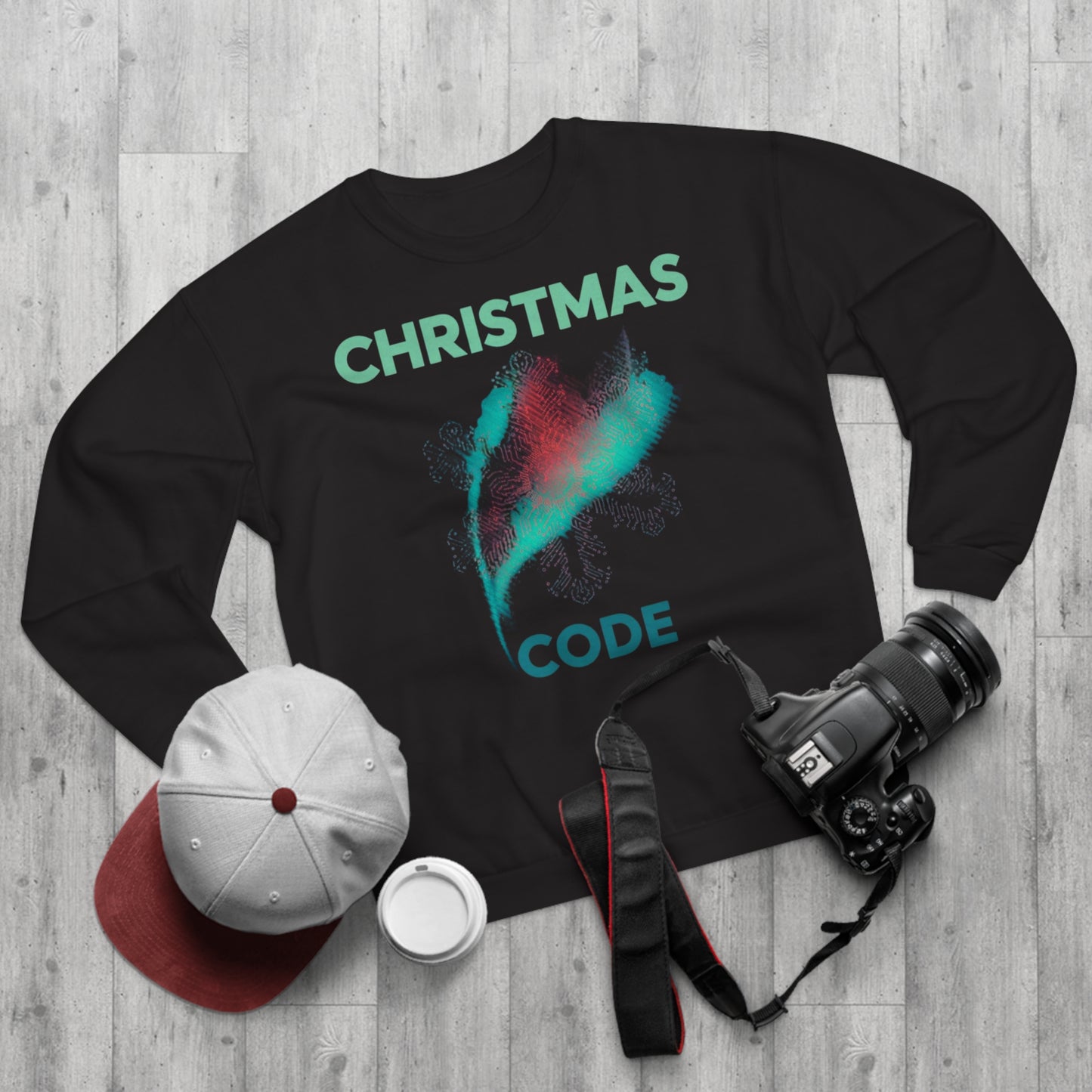 Christmas Code Sweatshirt – Digital Art Xmas