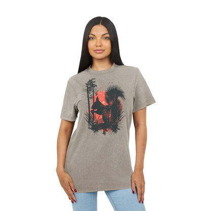 Squirrel Forest Sunset T-Shirt – Eichhörnchen Naturmotiv