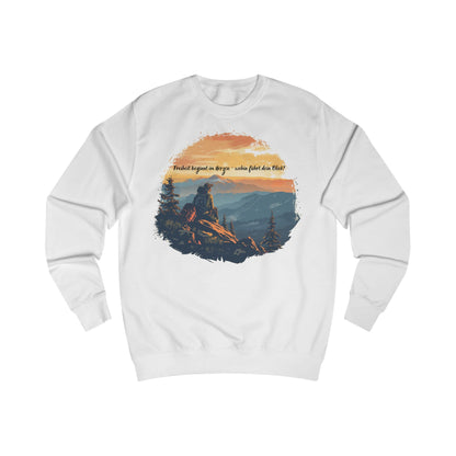 Adventure Sweatshirt — "Find the Hope in the Things You Do" Mountain Sunset Crewneck