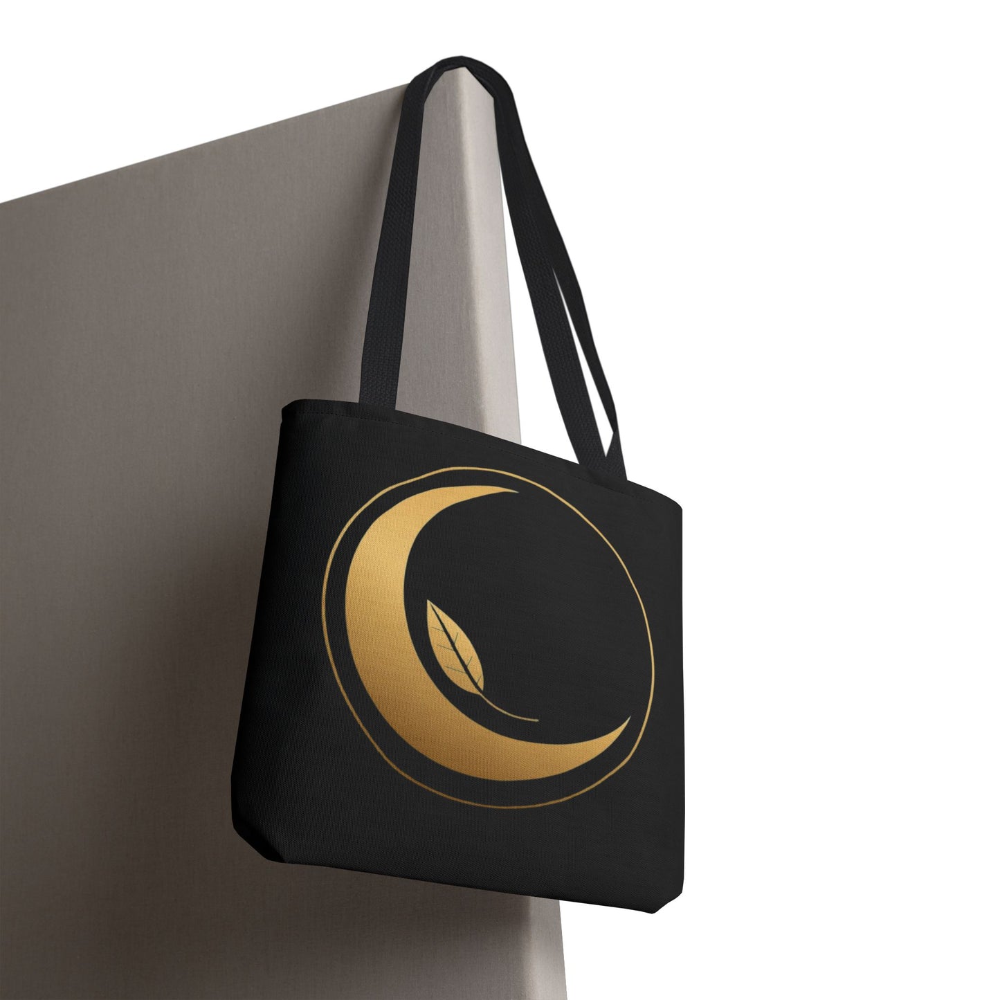 Golden Moon & Leaf Tote – Stilvolle Everyday Bag“