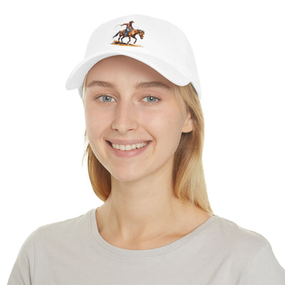 Cowboy Rodeo Low Profile Baseball Cap, Western Hat, Casual Outdoor Cap, Gift for Cowgirls, Vintage Style Cap