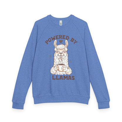 Powered by Llamas Sweatshirt – Lustiges Lama-Design