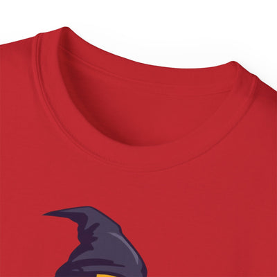 Halloween Owl Tee, Spooky Cotton T-Shirt for Fall, Unisex Graphic Tee for Halloween Parties, Gift for Owl Lovers, Casual Halloween Style