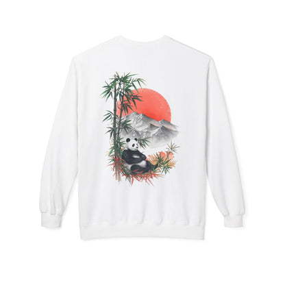 Wander Panda Sweatshirt – Naturmotiv Rückenprint