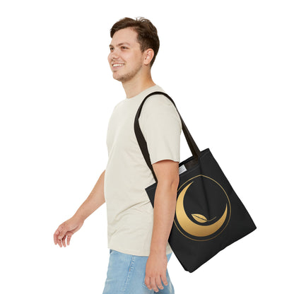 Golden Moon & Leaf Tote – Stilvolle Everyday Bag“