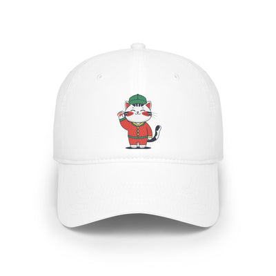 Cute Cat Design Low Profile Baseball Cap, Animal Lover Gift, Casual Fashion Accessory, Unique Birthday Present, Pet Enthusiast Hat