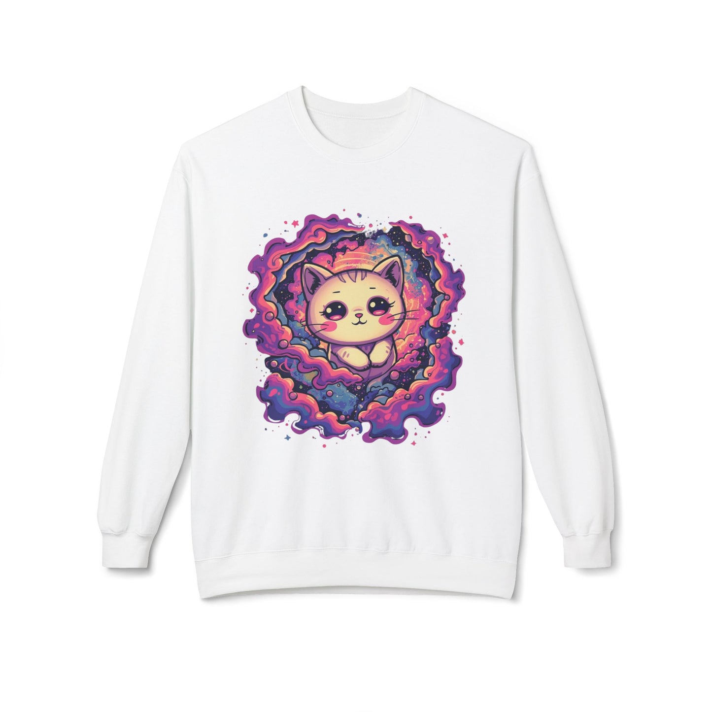 Cosmic Cat Dreams – Psychedelic Kätzchen Shirt