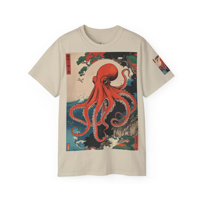 Stylish Octopus Graphic Tee, Unisex T-Shirt, Ocean Lover Gift, Sea Creature Art, Unique Casual Wear, Summer Fashion
