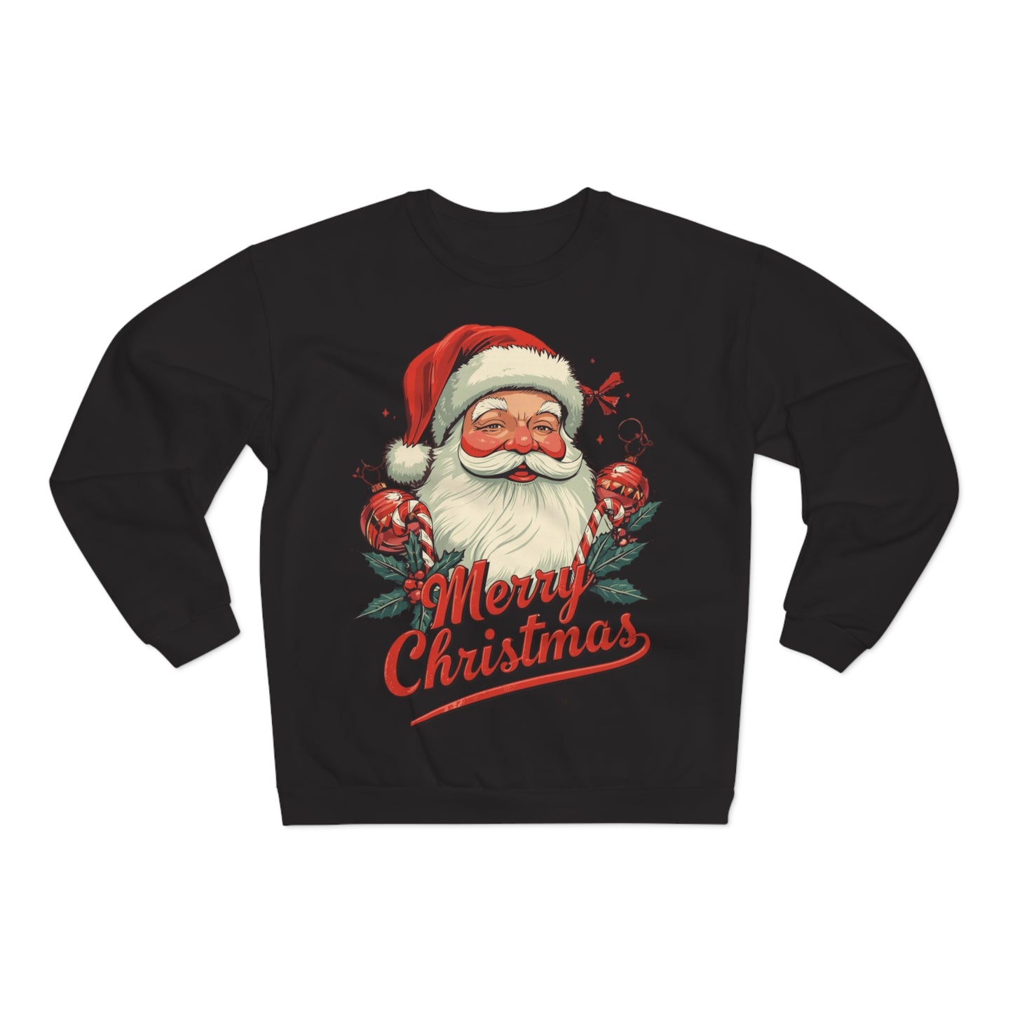 Santa Vintage 'Merry Christmas' Crewneck Sweatshirt