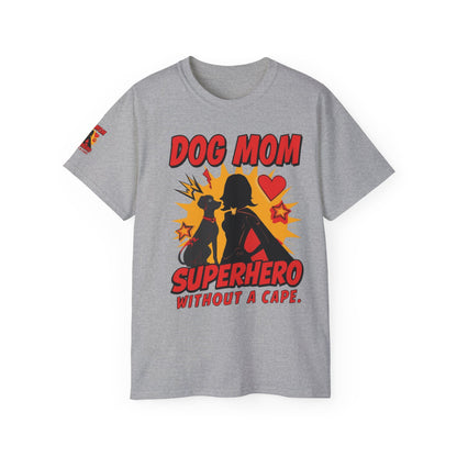 Dog Mom Superhero Unisex Tee, Funny Dog Lover Gift, Pet Parent Shirt, Cute Dog Mom Outfit, Animal Lover Apparel