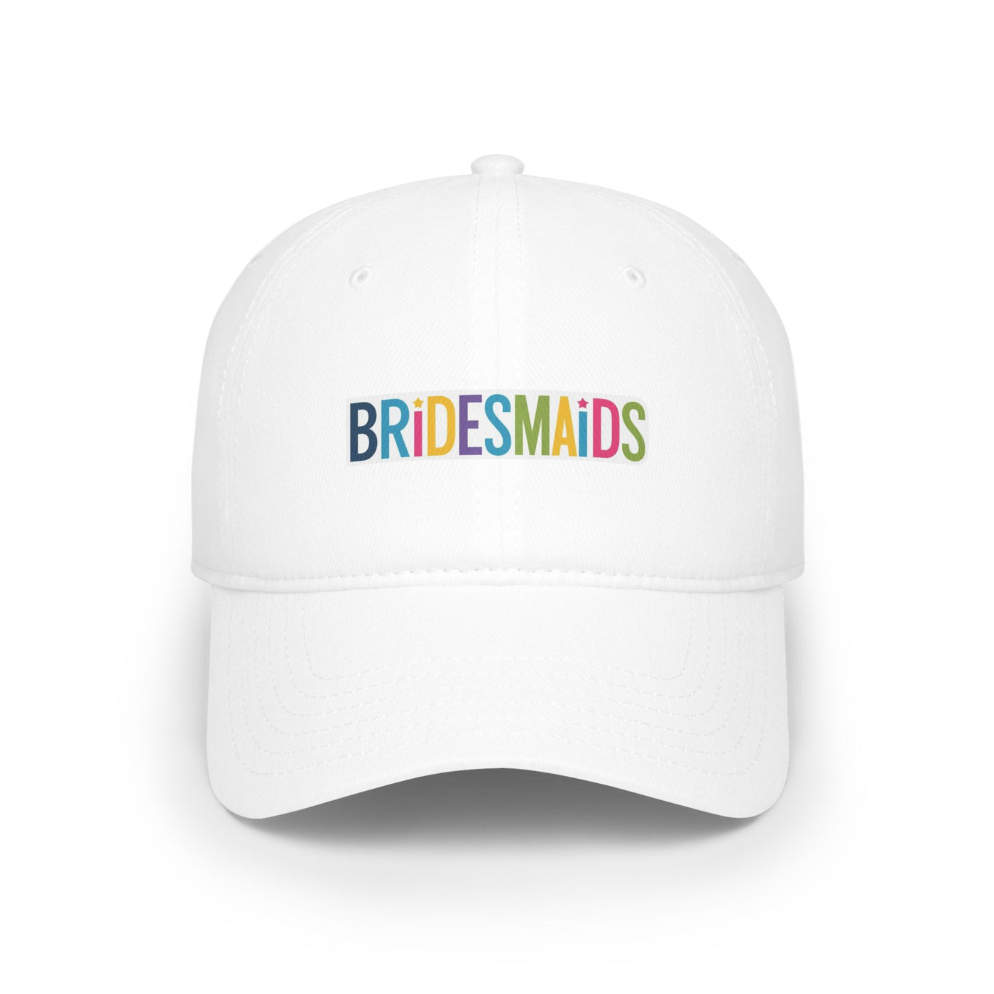 Fun Bridesmaids Low Profile Baseball Cap, Bridal Party Cap, Wedding Accessories, Gift for Bridesmaids, Casual Fun Headwear