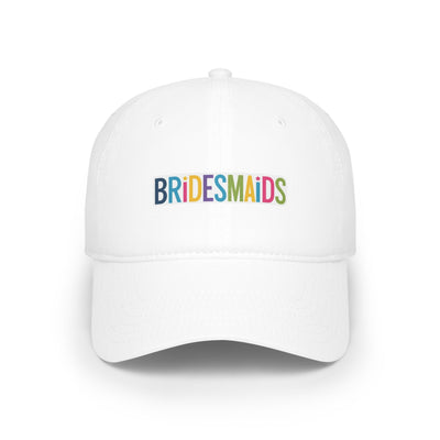 Fun Bridesmaids Low Profile Baseball Cap, Bridal Party Cap, Wedding Accessories, Gift for Bridesmaids, Casual Fun Headwear