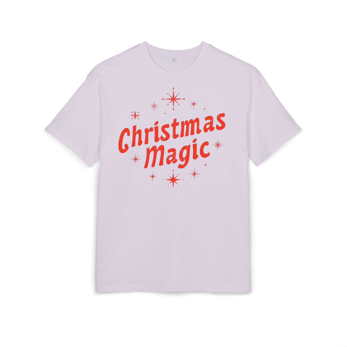 Christmas Magic Tee — Retro Red Holiday Graphic T-Shirt