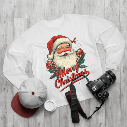Santa Vintage 'Merry Christmas' Crewneck Sweatshirt