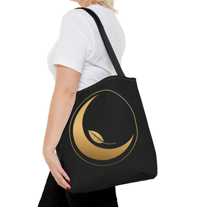 Golden Moon & Leaf Tote – Stilvolle Everyday Bag“