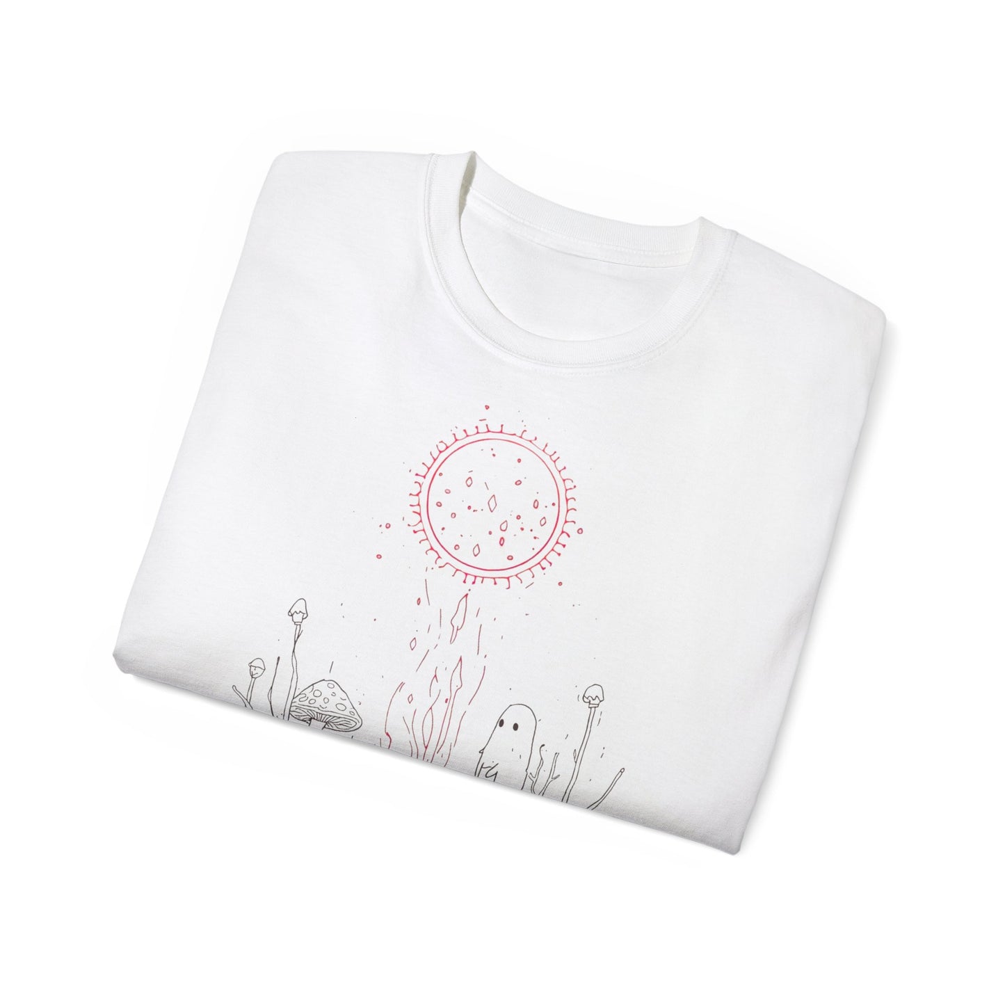 Witchs Fungi Spell Circle Magischer Zauberkreis mit Pilzen & Geistern