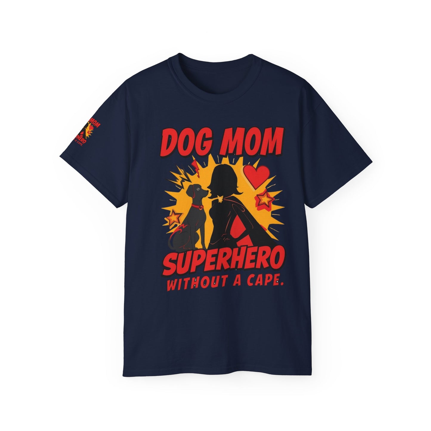 Dog Mom Superhero Unisex Tee, Funny Dog Lover Gift, Pet Parent Shirt, Cute Dog Mom Outfit, Animal Lover Apparel