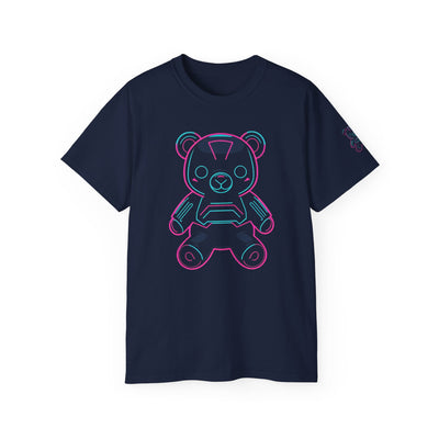 Neon Bear Graphic Tee | Retro Unisex T-Shirt, Cute Animal Apparel, Geeky Gift, Festival Wear, Casual Street Style