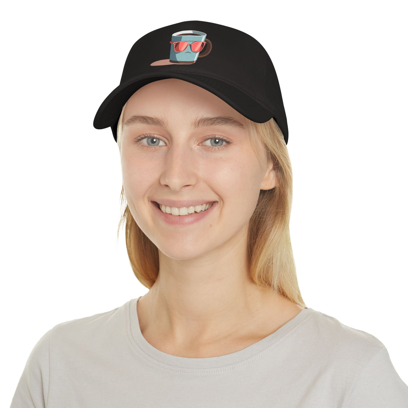 Cool Coffee Mug Low Profile Baseball Cap, Funny Outdoor Hat, Gift for Coffee Lovers, Casual Streetwear, Summer Accessories