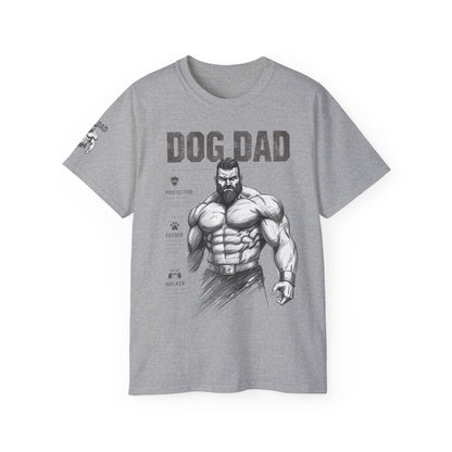 Dog Dad Ultra Cotton Tee | Father's Day Gift, Pet Lover Tee, Gift for Dog Owners, Casual Wear, Dog-Themed Apparel