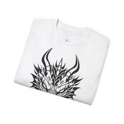 Dragon Design Unisex Ultra Cotton Tee, Graphic Tee for Anime Lovers, Casual Shirt, Streetwear, Gift for Friends