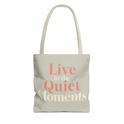 Minimalist Tote Bag – Ruhe & Achtsamkeit Statement Tasche