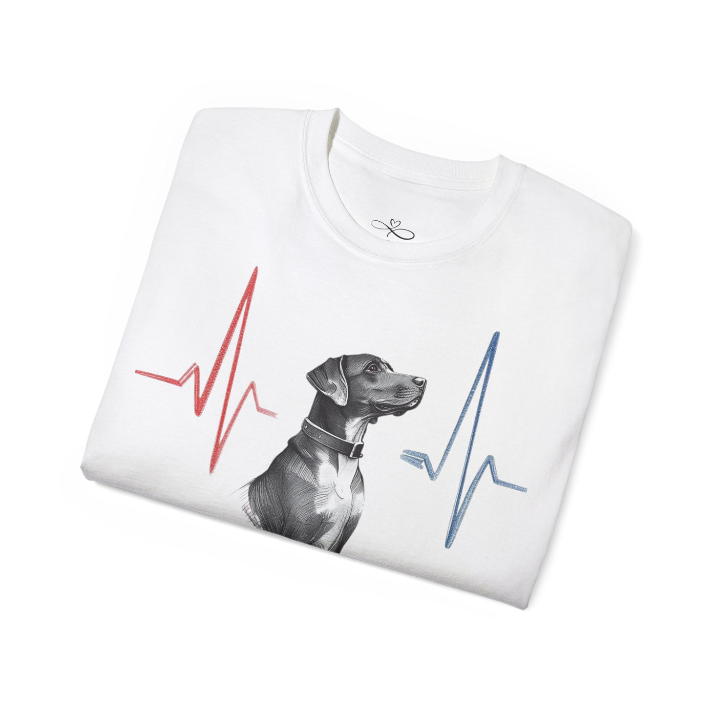 Heartbeat of a Dog Unisex Tee, Dog Lover Gift, Pet Memorial Shirt, Animal Rescue Fundraiser, Dog Themed Tee