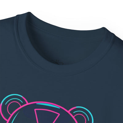 Neon Bear Graphic Tee | Retro Unisex T-Shirt, Cute Animal Apparel, Geeky Gift, Festival Wear, Casual Street Style