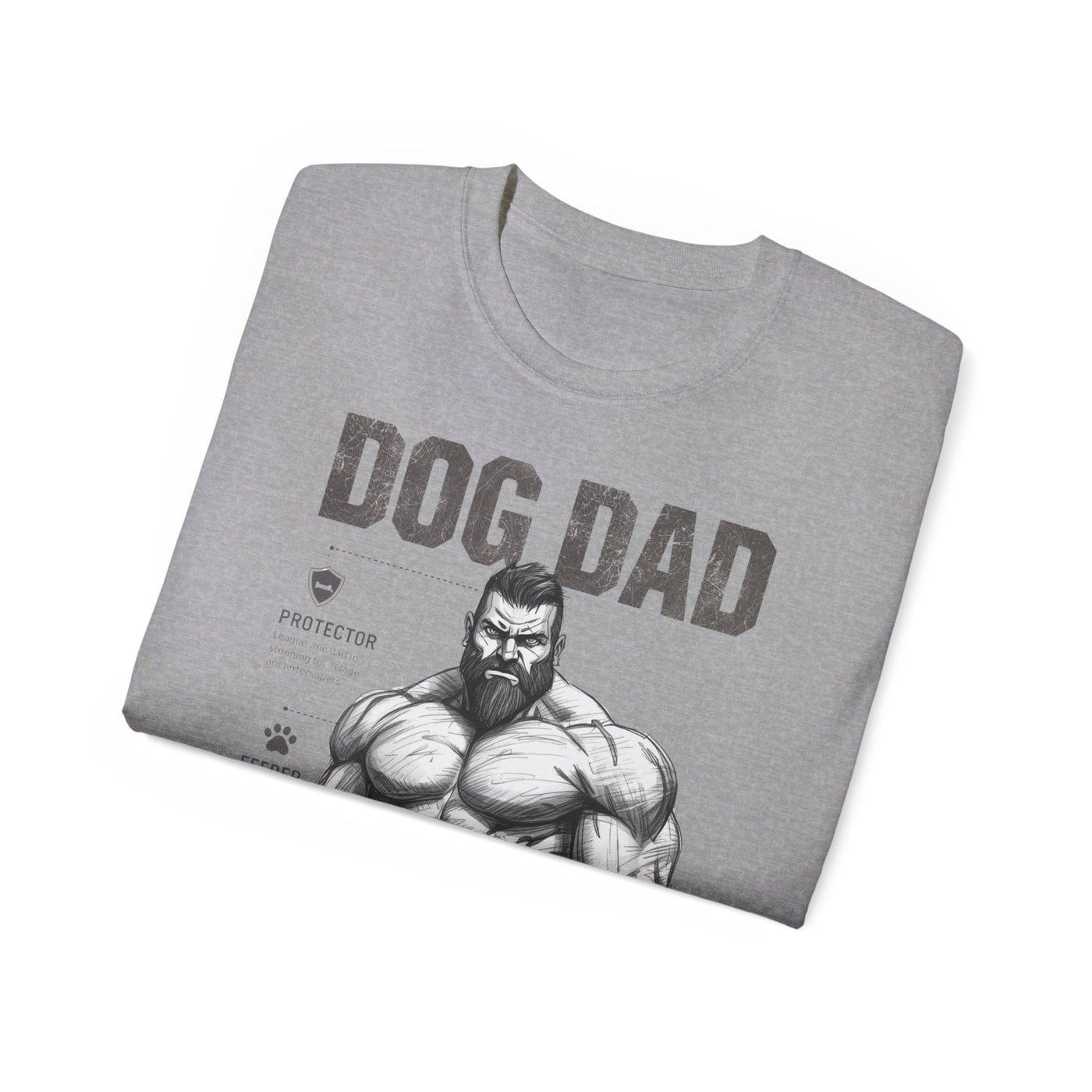 Dog Dad Ultra Cotton Tee | Father's Day Gift, Pet Lover Tee, Gift for Dog Owners, Casual Wear, Dog-Themed Apparel