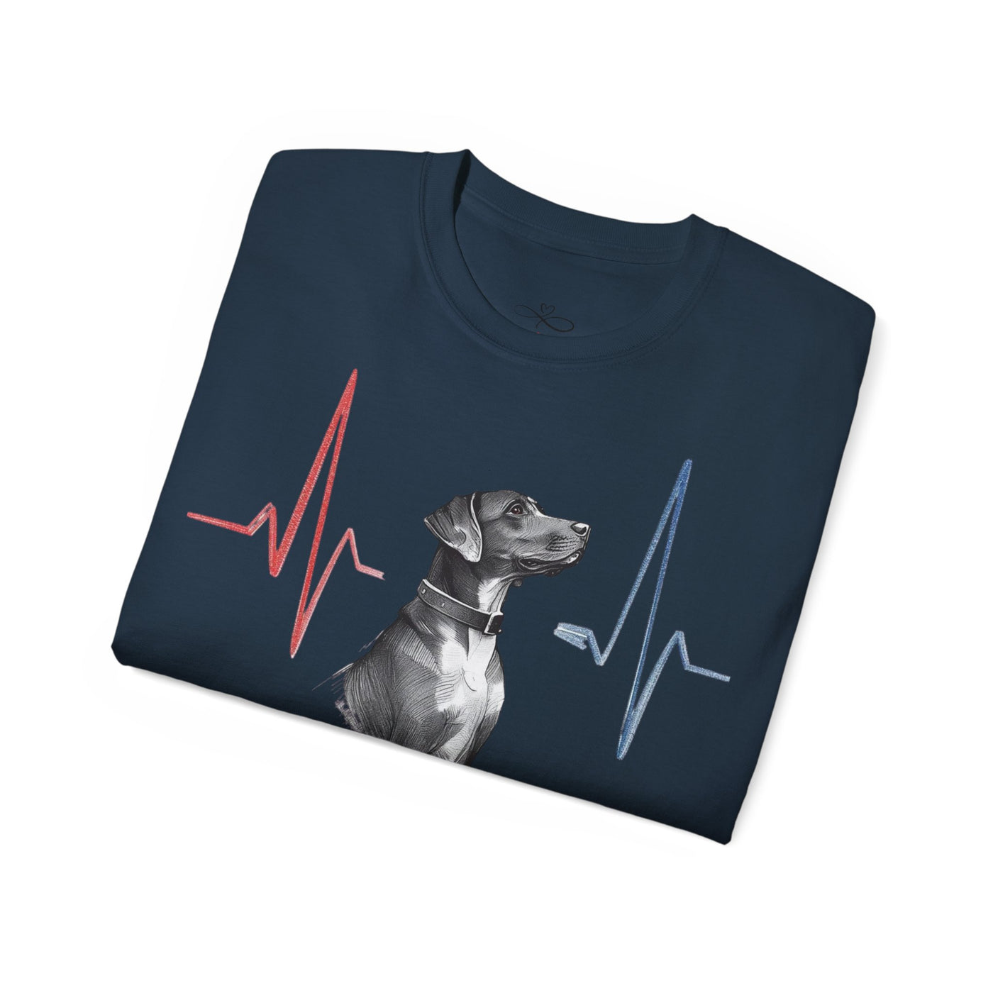Heartbeat of a Dog Unisex Tee, Dog Lover Gift, Pet Memorial Shirt, Animal Rescue Fundraiser, Dog Themed Tee