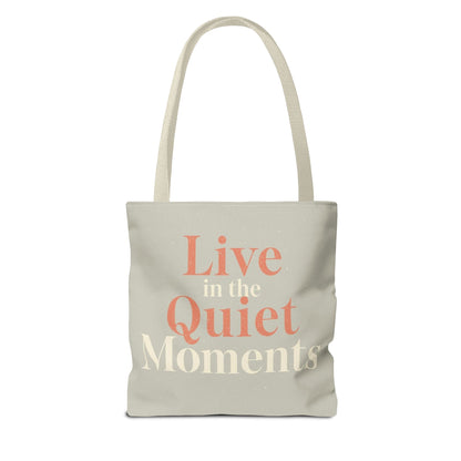 Minimalist Tote Bag – Ruhe & Achtsamkeit Statement Tasche