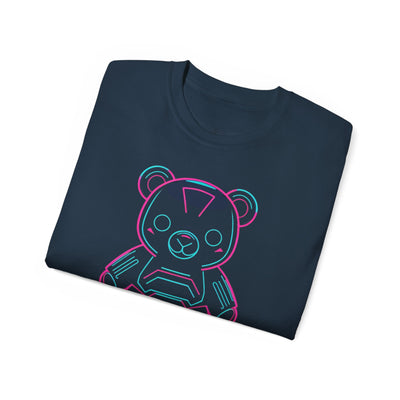 Neon Bear Graphic Tee | Retro Unisex T-Shirt, Cute Animal Apparel, Geeky Gift, Festival Wear, Casual Street Style
