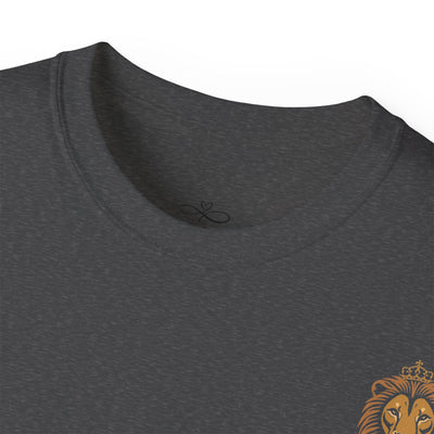 King of the Jungle Lion Tee, Unisex Cotton Shirt, Animal Lover Gift, Jungle-Themed Apparel, Birthday, Nature Enthusiast Wear