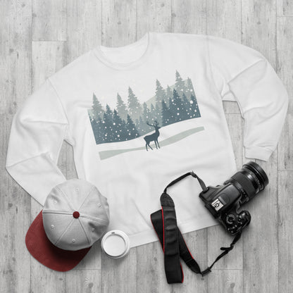 Winterwald Hirsch Sweatshirt – Weihnachts-Shirt