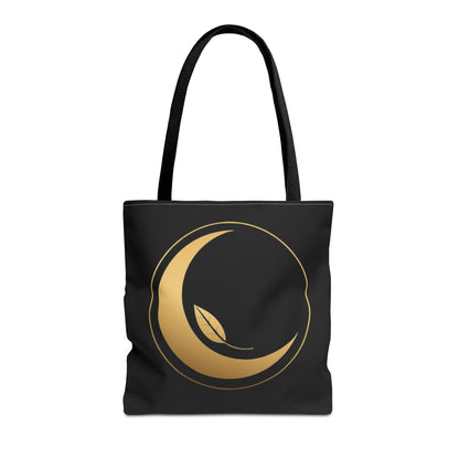 Golden Moon & Leaf Tote – Stilvolle Everyday Bag“
