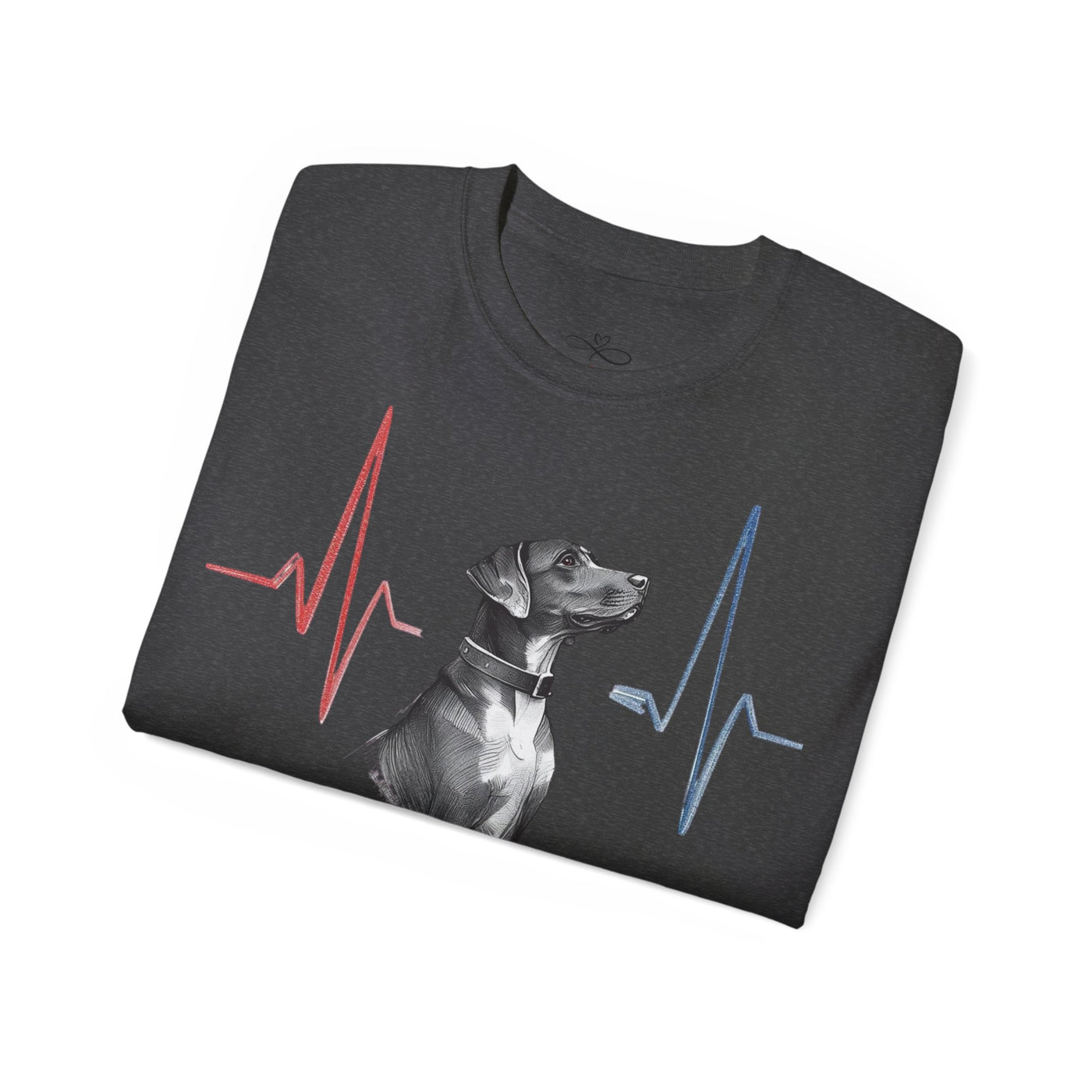 Heartbeat of a Dog Unisex Tee, Dog Lover Gift, Pet Memorial Shirt, Animal Rescue Fundraiser, Dog Themed Tee