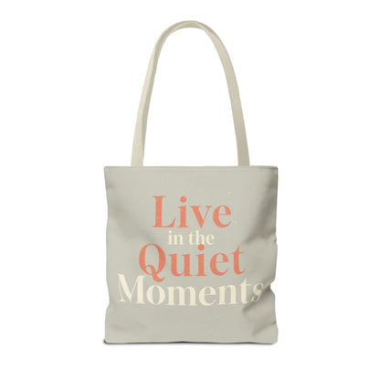 Minimalist Tote Bag – Ruhe & Achtsamkeit Statement Tasche