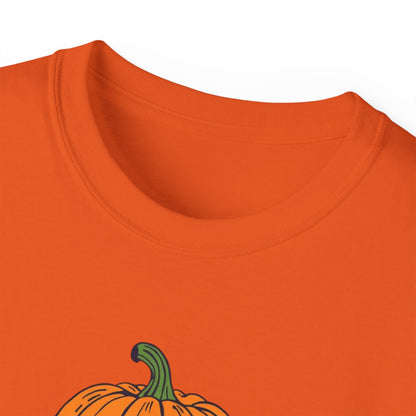 Pumpkin Bone Bloom Halloween Shirt mit Kürbis & Skelettblüten