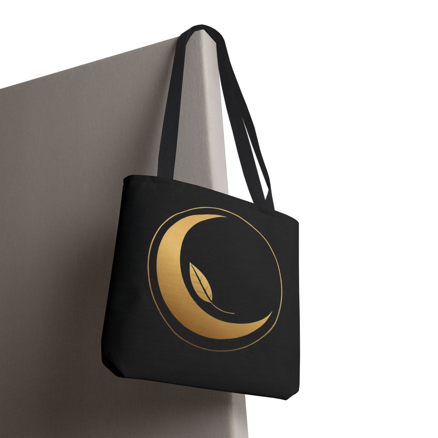Golden Moon & Leaf Tote – Stilvolle Everyday Bag“