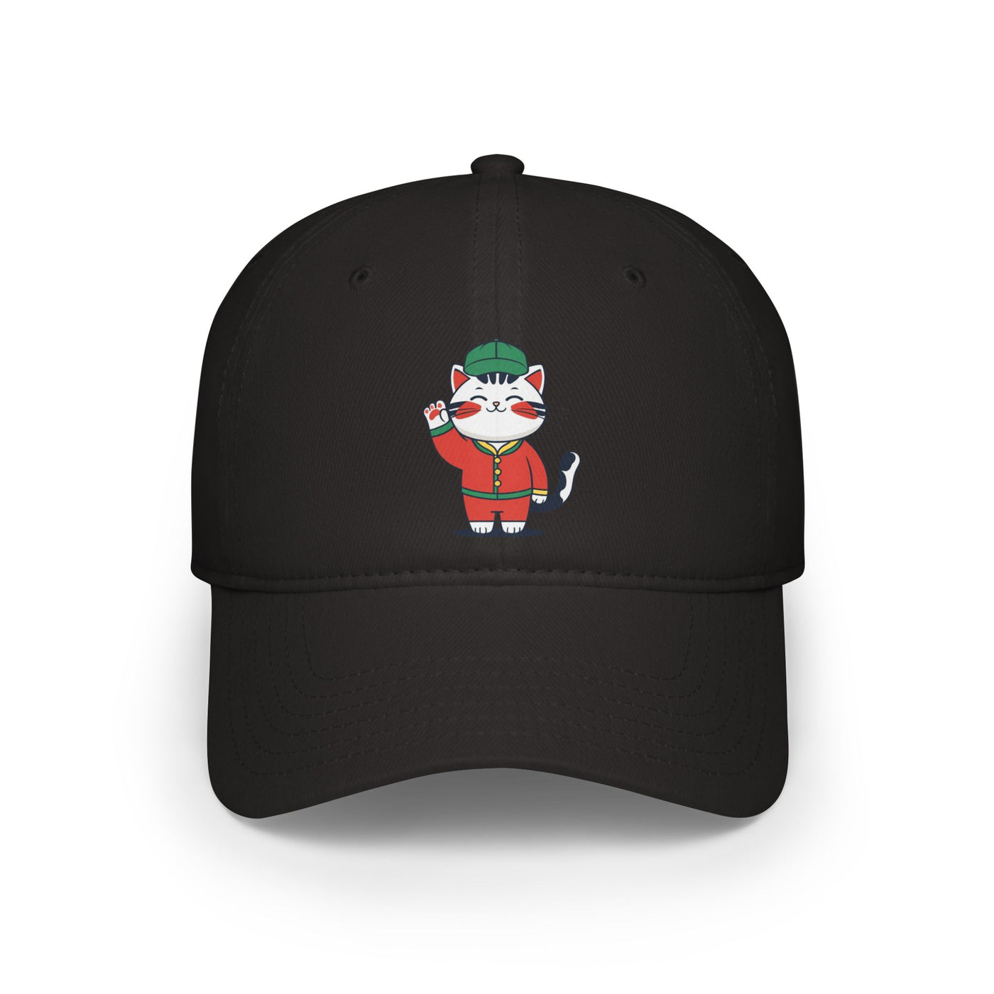 Cute Cat Design Low Profile Baseball Cap, Animal Lover Gift, Casual Fashion Accessory, Unique Birthday Present, Pet Enthusiast Hat