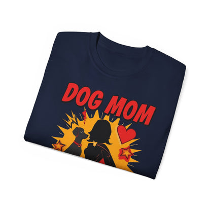 Dog Mom Superhero Unisex Tee, Funny Dog Lover Gift, Pet Parent Shirt, Cute Dog Mom Outfit, Animal Lover Apparel