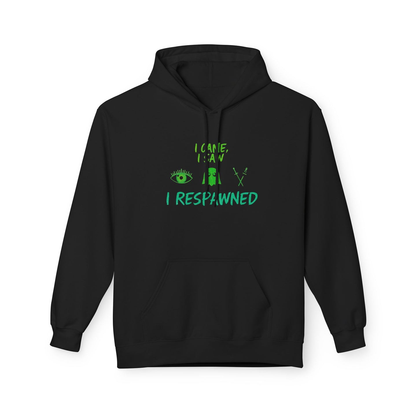 Playful Gamer Hoodie: I Came From, I Respawned | Unisex Fleece Hoodie, Video Game Gift, Casual Wear, Cozy Style, Geek Apparel
