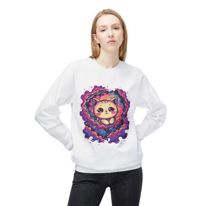 Cosmic Cat Dreams – Psychedelic Kätzchen Shirt