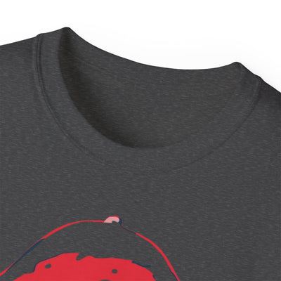Winter Pilzgeister  Minimalistisches Geister-Pilz-Shirt für Halloween & Weihnachten