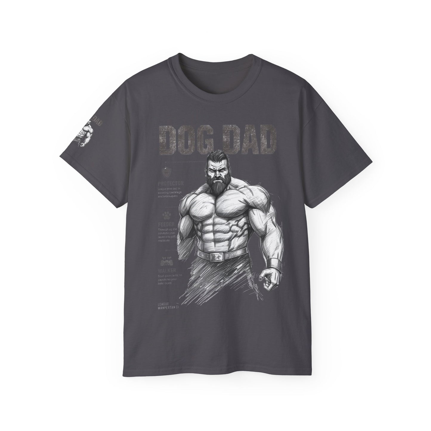 Dog Dad Ultra Cotton Tee | Father's Day Gift, Pet Lover Tee, Gift for Dog Owners, Casual Wear, Dog-Themed Apparel