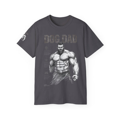 Dog Dad Ultra Cotton Tee | Father's Day Gift, Pet Lover Tee, Gift for Dog Owners, Casual Wear, Dog-Themed Apparel