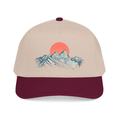 Frosted Mountain Lines – Minimalist Outdoor Shirt