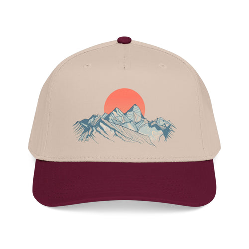 Frosted Mountain Lines – Minimalist Outdoor Shirt