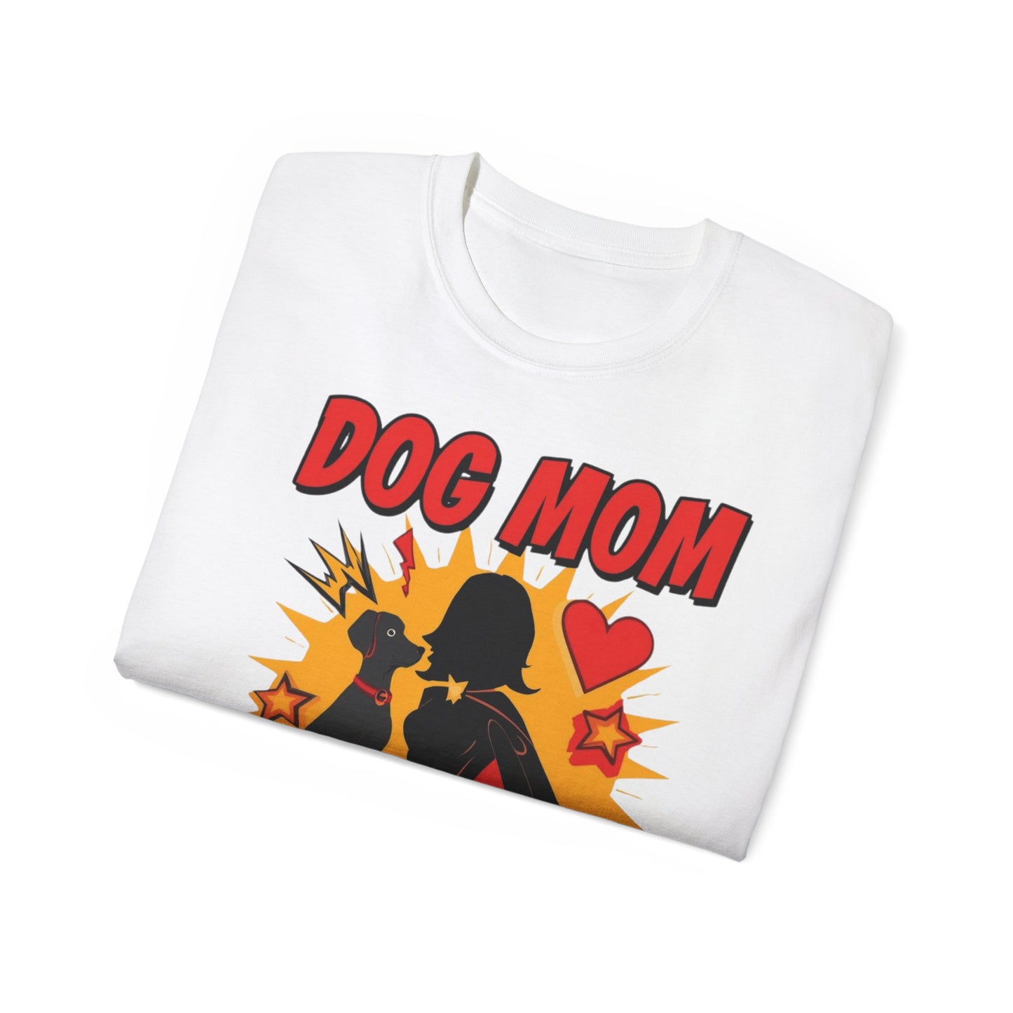 Dog Mom Superhero Unisex Tee, Funny Dog Lover Gift, Pet Parent Shirt, Cute Dog Mom Outfit, Animal Lover Apparel