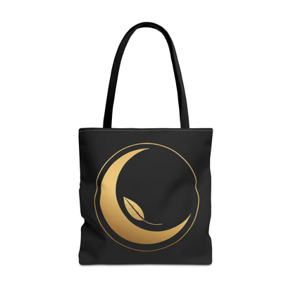 Golden Moon & Leaf Tote – Stilvolle Everyday Bag“